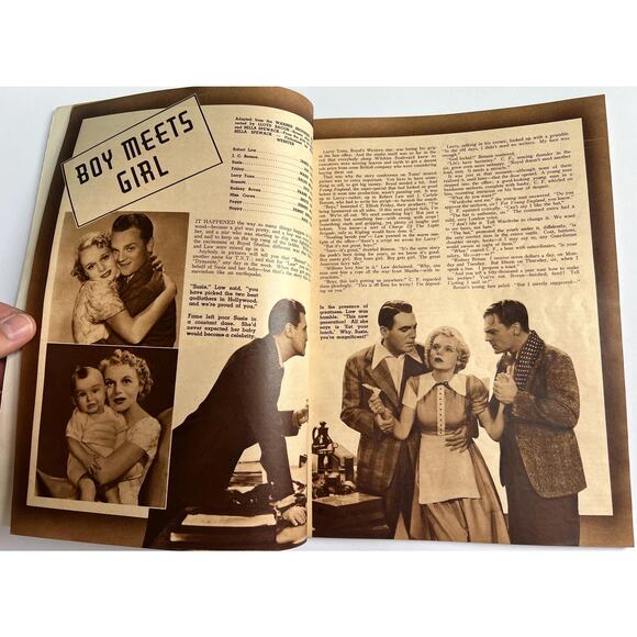 Original Sept 1938 Screen Romances James Cagney Magazine Gable, Jean Harlow - Picture 3 of 10